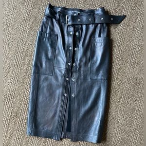Leather Skirt